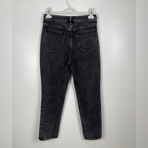 PACSUN Black Acid Wash Mom jean Hi-Rise Ankle Denim Women Size 28 - Picture 2 of 12